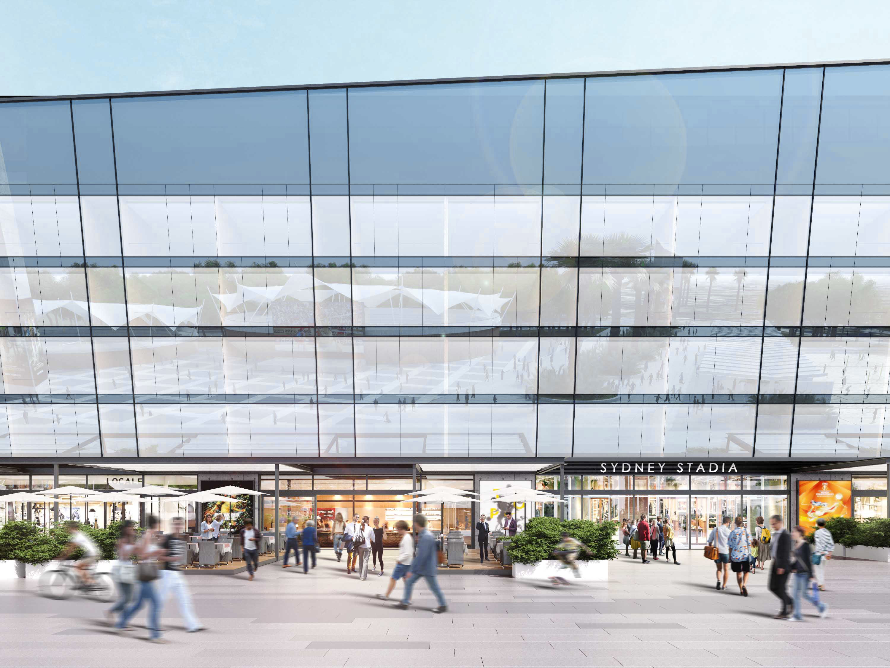 Stadium Facade Perspective