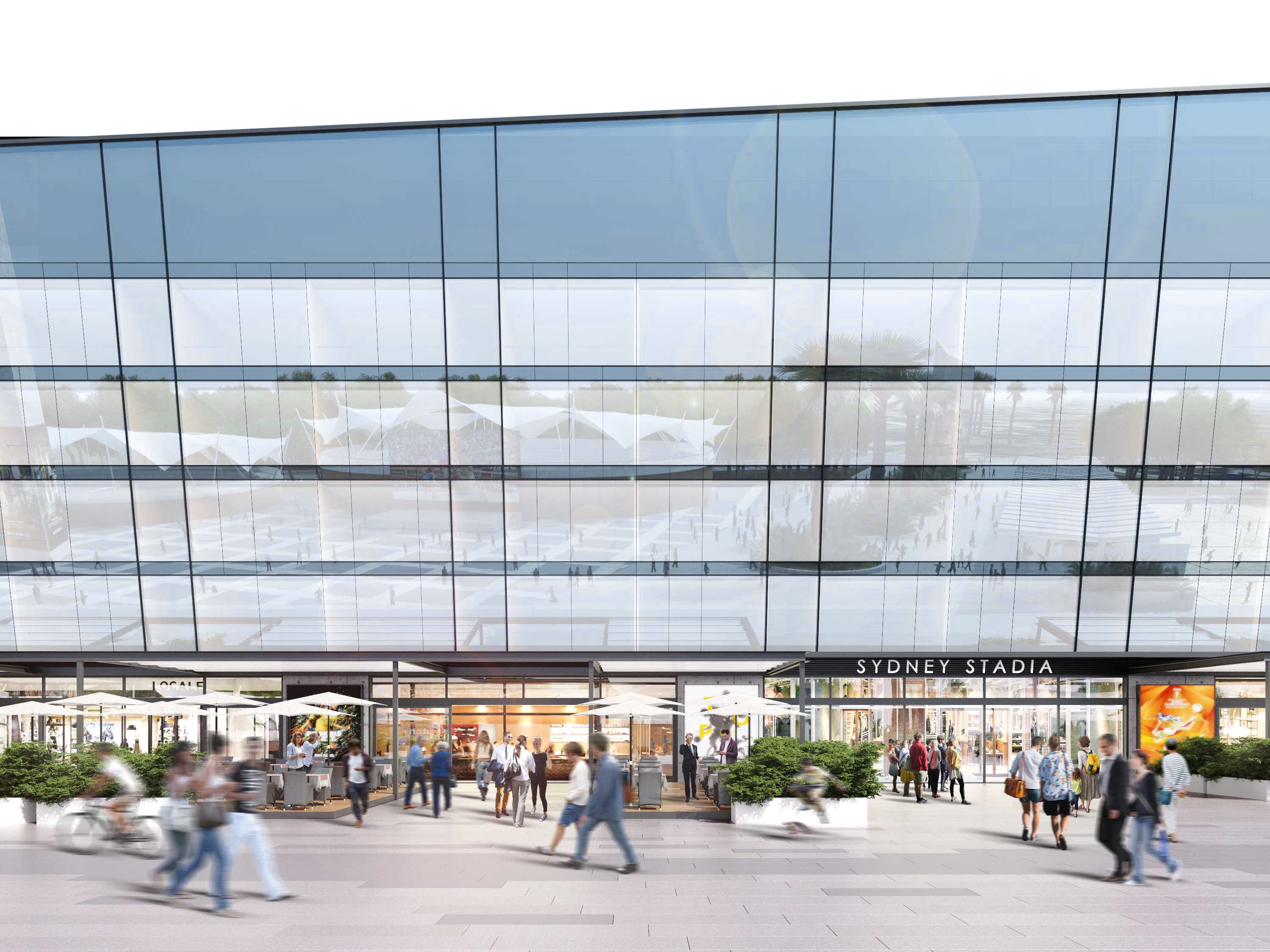 Stadium Facade Perscdpective