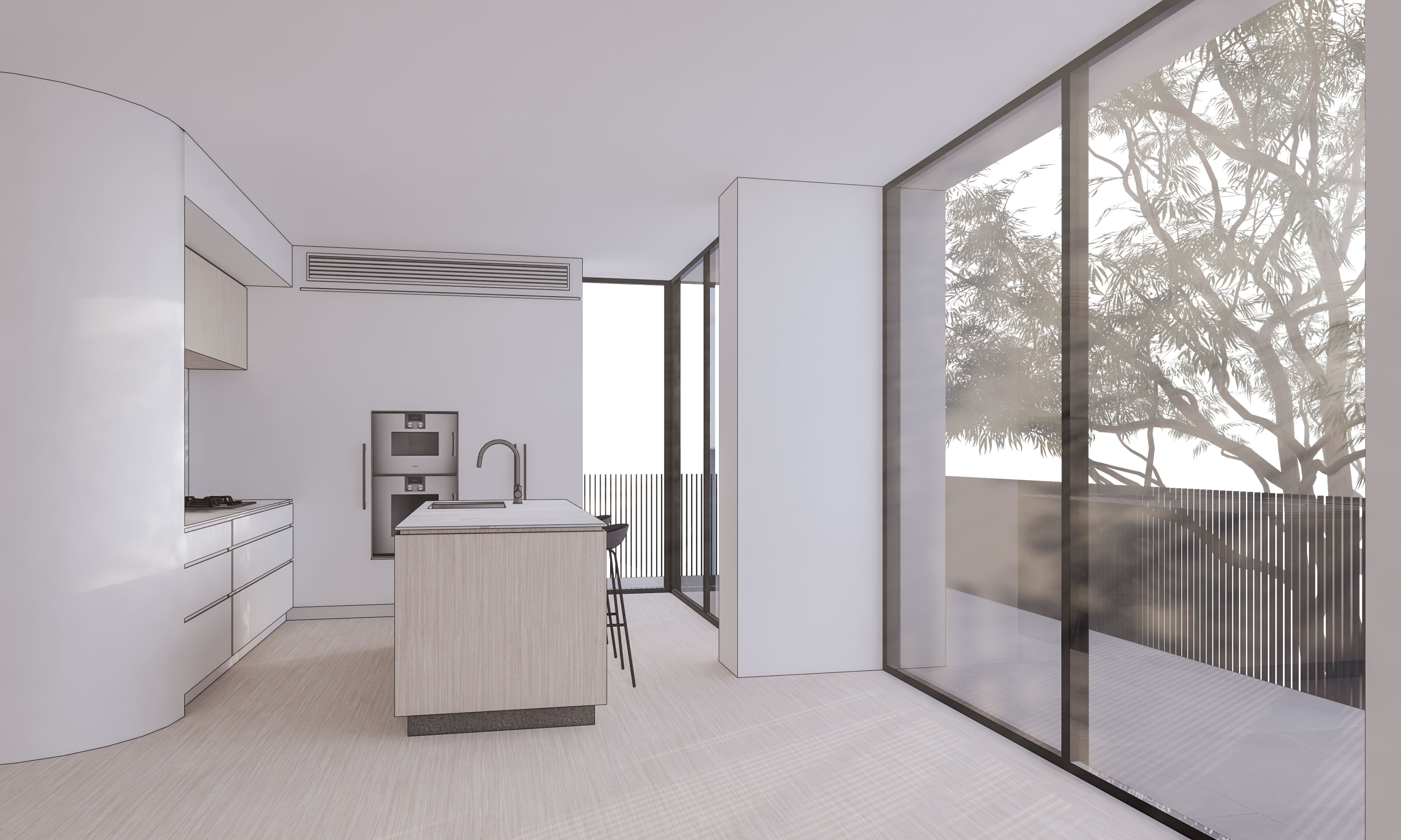 Kitchen Perspective 2