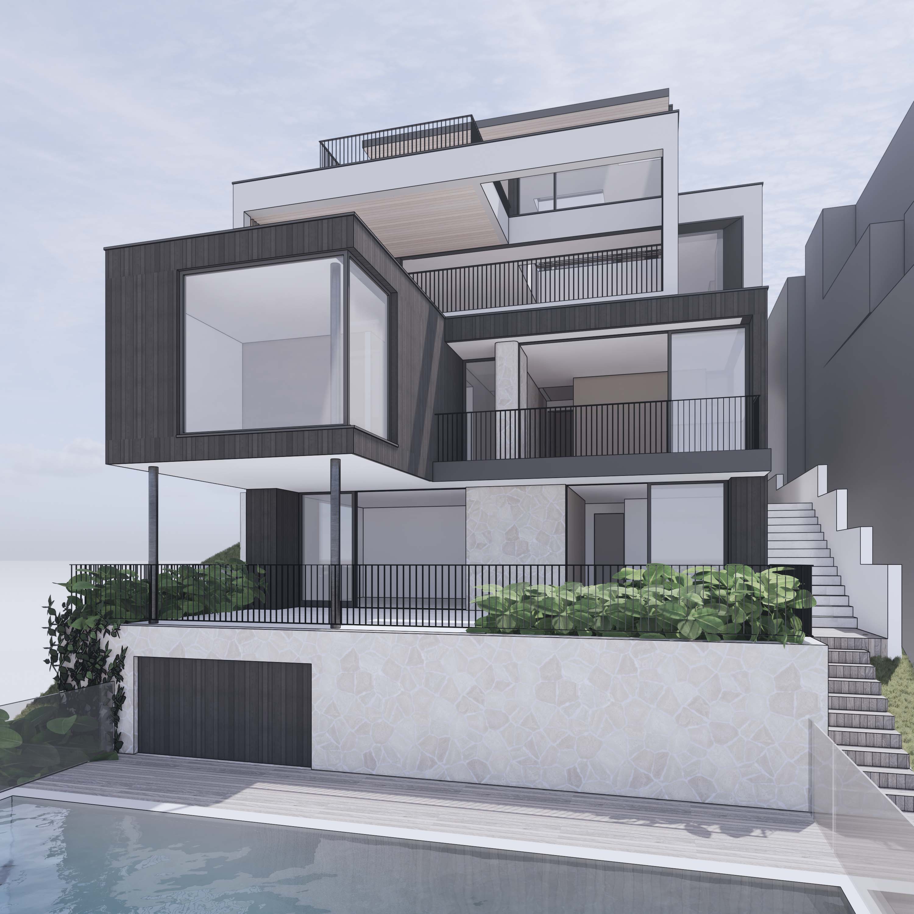 Facade Perspective 1